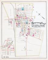 Perkasie Borough, North Pennsylvania Railroad 1886 Philadelphia - Bucks - Montgomery Counties